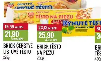 Ratio BRICK TĚSTO NA PIZZU 280g nabídka