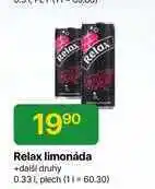 Hruška Relax limonáda 0.33l plech nabídka