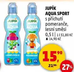 Penny Market JUPIK AQUA SPORT s příchutí pomeranče, 0,5 l nabídka