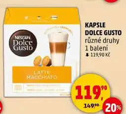 Penny Market KAPSLE DOLCE GUSTO různé druhy, 1 balení nabídka