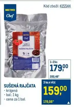 Makro Sušená rajčata nabídka