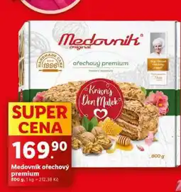 Lidl MEDOVNÍK OŘECHOVÝ PREMIUM nabídka