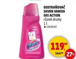 Penny Market ODSTRAŇOVAČ SKVRN VANISH OXI ACTION různé druhy, 1 l nabídka