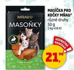 Penny Market MASÍČKA PRO KOČKY MŇAU různé druhy, 50 g nabídka