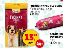 Penny Market POCHOUTKY PRO PSY BODIE různé druhy, 12 ks nabídka