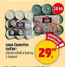 Penny Market SADA ČAJOVÝCH SVÍČEK různé vůně a barvy, 1 balení nabídka