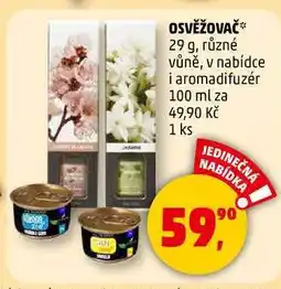 Penny Market OSVĚŽOVAČ 29 g, různé vůně, 1 ks nabídka