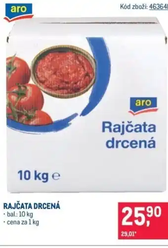 Makro Rajčata drcená nabídka