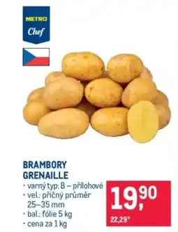 Makro Brambory grenaille nabídka