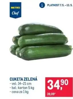 Makro Cuketa zelená nabídka