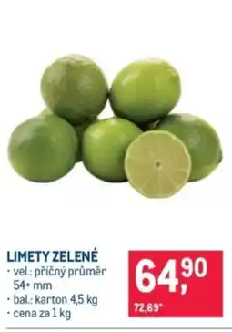 Makro Limety zelené nabídka