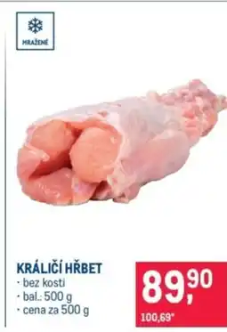 Makro Králičí hřbet nabídka
