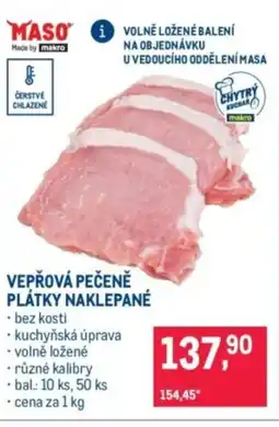 Makro Vepřová pečeně plátky naklepané nabídka