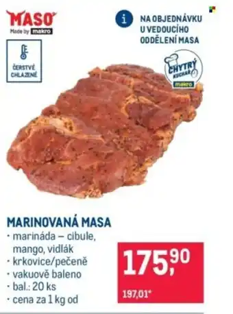 Makro Marinovaná masa nabídka