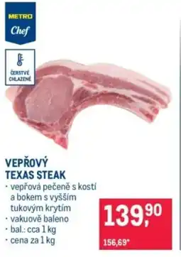Makro Vepřový texas steak nabídka
