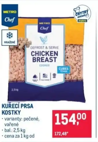 Makro Kuřecí prsa kostky nabídka