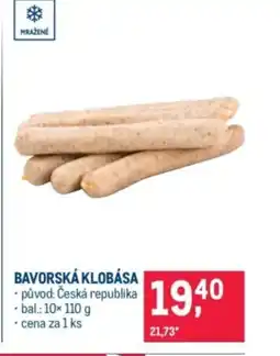 Makro Bavorská klobása nabídka