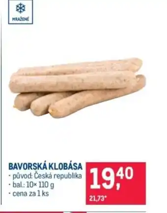 Makro Bavorská klobása nabídka
