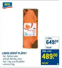 Makro Losos uzený plátky nabídka