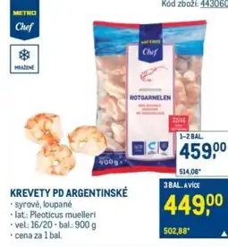 Makro Krevety pd argentinské nabídka