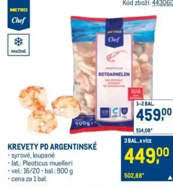 Makro Krevety pd argentinské nabídka