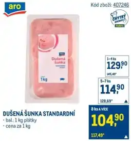 Makro Dušená šunka výběrová nabídka