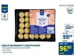 Makro Knedlík bramborový s uzeným masem nabídka
