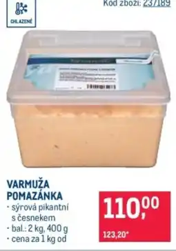 Makro Varmuža pomazánka nabídka