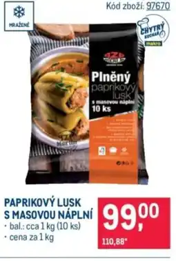 Makro Paprikový lusk s masovou náplní nabídka