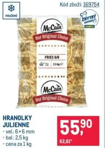 Makro Hranolky julienne nabídka