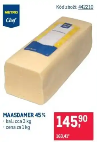 Makro Maasdamer 45% nabídka