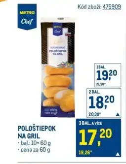 Makro Pološtiepok na gril nabídka