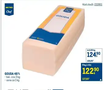 Makro Gouda 48% nabídka