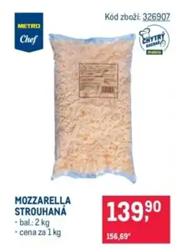 Makro Mozzarella strouhaná nabídka
