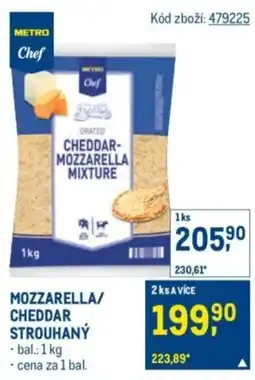 Makro Mozzarella/ cheddar strouhaný nabídka
