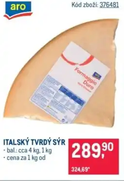Makro Italský tvrdý sýr nabídka