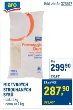 Makro Mix tvrdých strouhaných sýrů nabídka