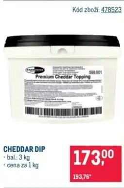 Makro Cheddar dip nabídka