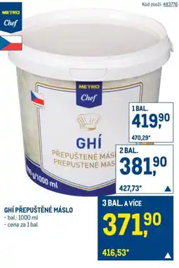 Makro Ghí přepuštěné máslo nabídka