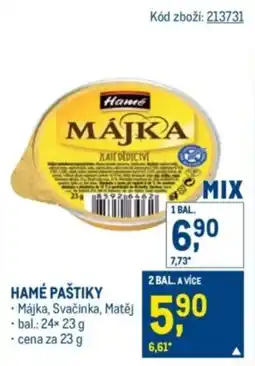 Makro Hamé paštiky nabídka