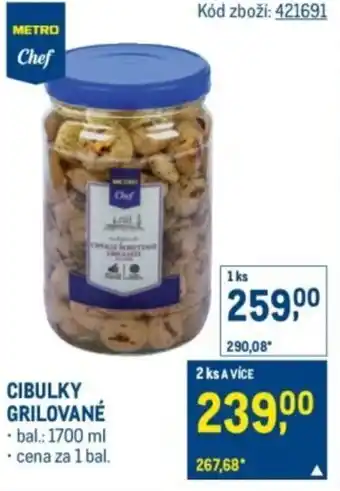 Makro Cibulky grilované nabídka