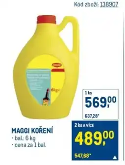Makro Maggi koření nabídka