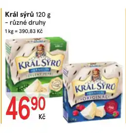 Žabka Král sýrů nabídka