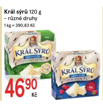 Žabka Král sýrů nabídka