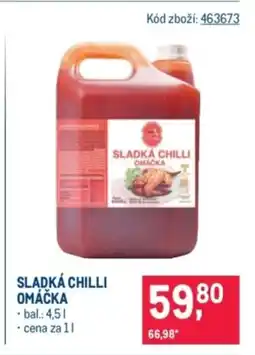 Makro Sladká chilli omáčka nabídka