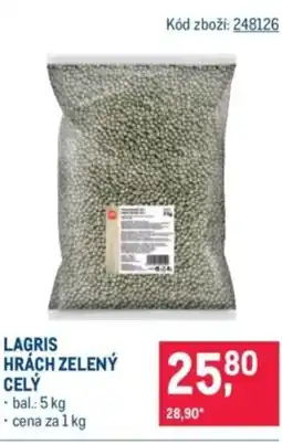 Makro Lagris hrách zelený celý nabídka