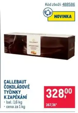 Makro Callebaut čokoládové tyčinky k zapékání nabídka