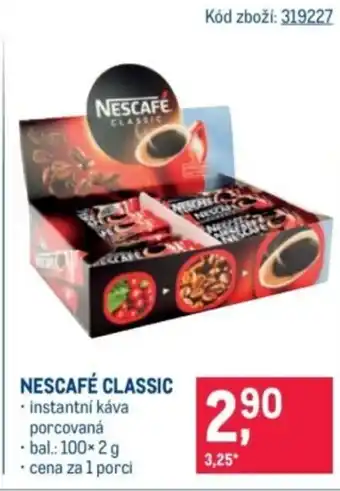 Makro NESCAFÉ Classic nabídka