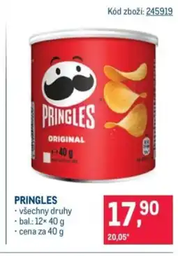 Makro Pringles nabídka
