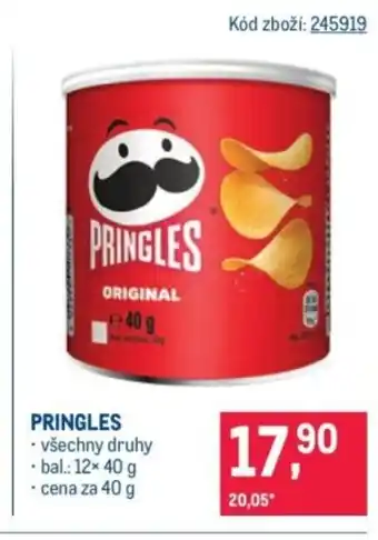 Makro Pringles nabídka